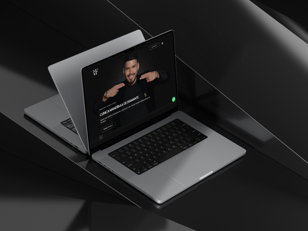 Imagen de dos portátiles con el diseño web de Wittierra Design. Expertos en diseño gráfico y web.