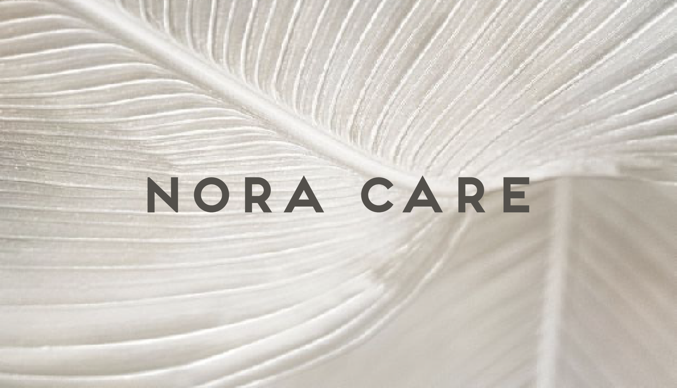 Identidad de marca de Nora Care diseñada por Wittierra Design