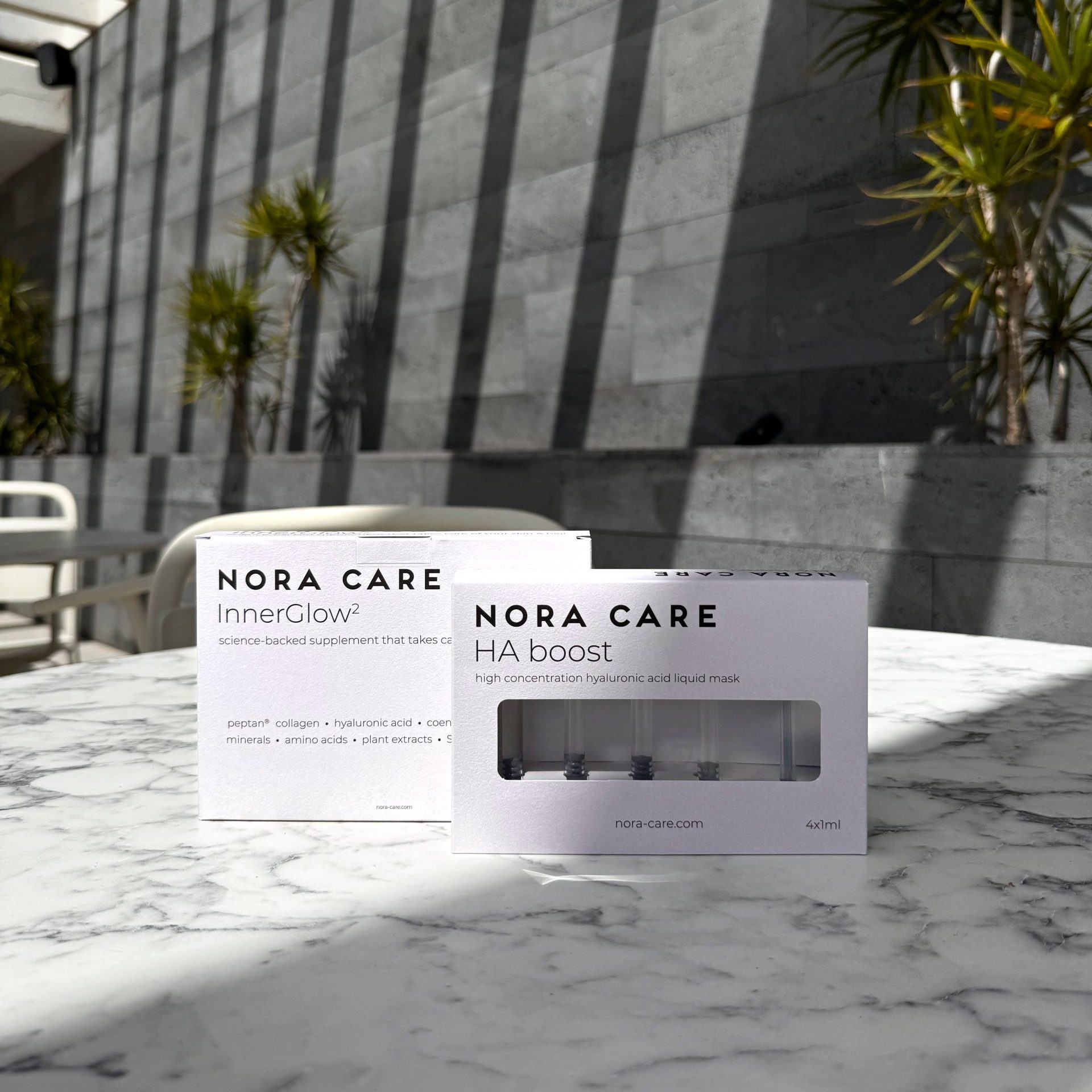 Packaging de producto de Nora Care diseñado por Wittierra Design